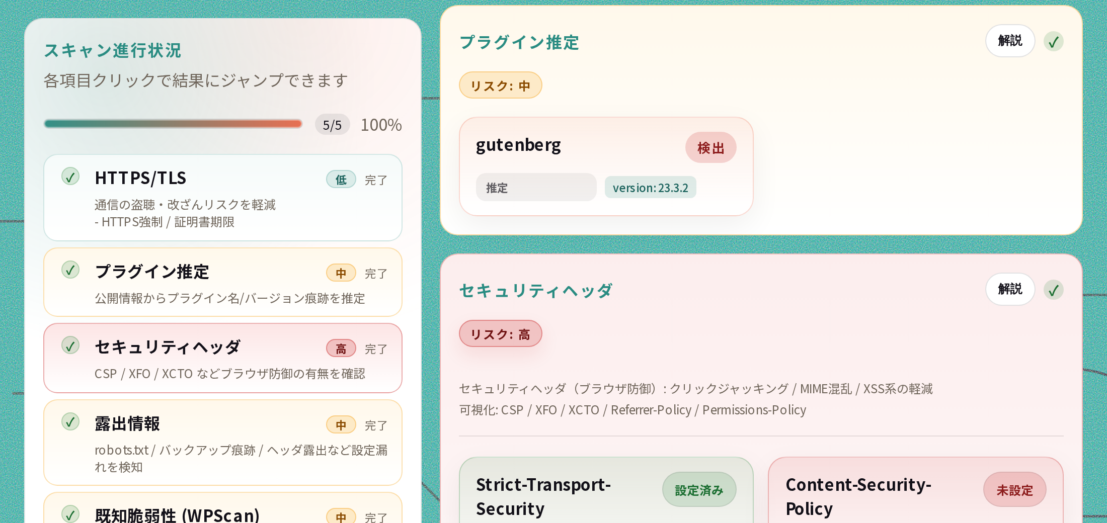 Webセキュリティ簡易診断